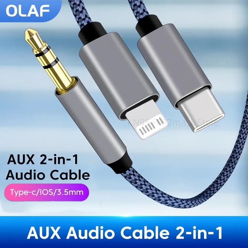 Adaptateur jack iPhone 2 en 1, trois versions