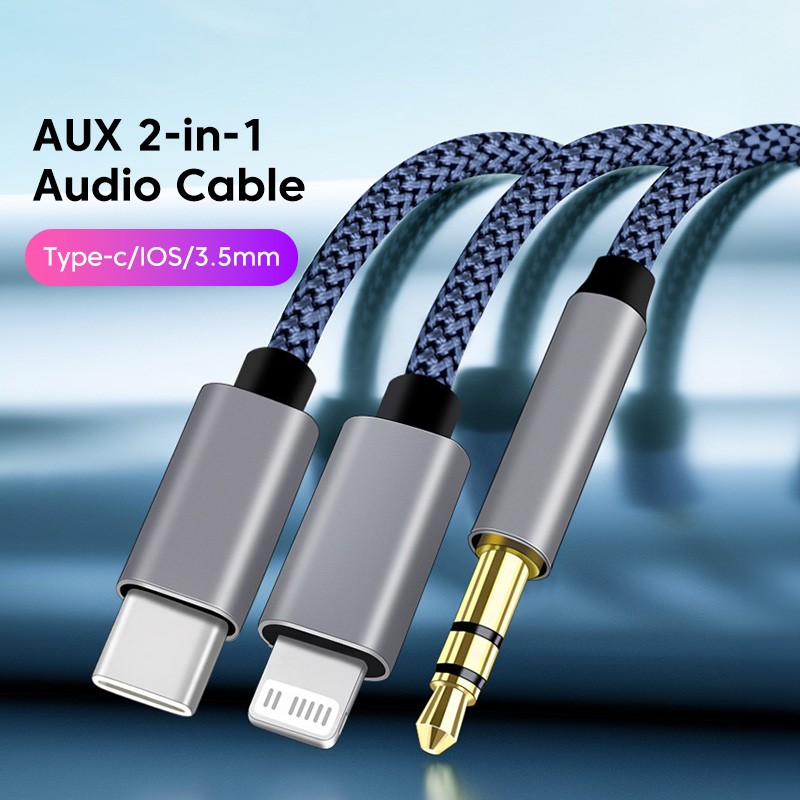Adaptateur jack iPhone 2 en 1, trois versions