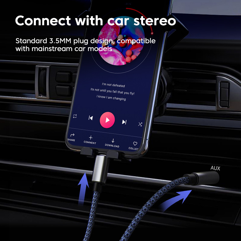 Adaptateur jack iPhone 2 en 1, trois versions