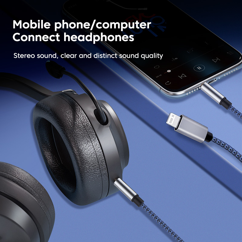 Adaptateur jack iPhone 2 en 1, trois versions