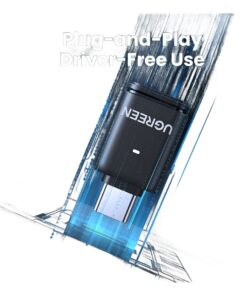 Adaptateur jack USB Bluetooth 5.3 pour console et PC, vue de trois quarts