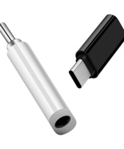 Adaptateur jack USB C vers prise casque 3,5 mm, 4 versions, vue de face