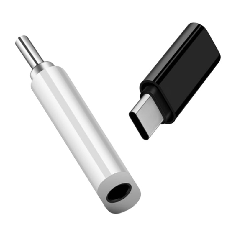 Adaptateur jack USB C vers prise casque 3,5 mm, 4 versions Adaptateur jack USB C vers prise casque 3,5 mm, 4 versions, vue de face