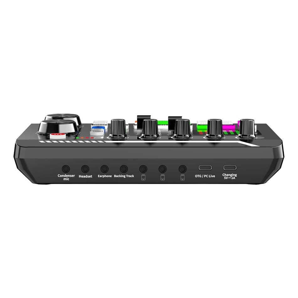 Adaptateur jack USB, carte son avec effets de voix Adaptateur jack USB, carte son avec effets de voix, vue de face