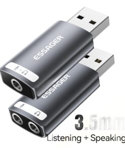 Adaptateur jack USB, carte son externe USB vers jack 3,5 mm, vue principale
