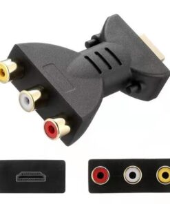 Adaptateur jack USB, convertisseur AV vers HDMI alimenté, vue principale
