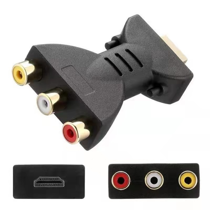 Adaptateur jack USB, convertisseur AV vers HDMI alimenté Adaptateur jack USB, convertisseur AV vers HDMI alimenté, vue principale