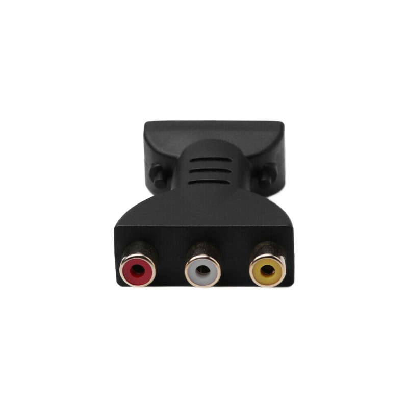 Adaptateur jack USB, convertisseur AV vers HDMI alimenté Adaptateur jack USB, convertisseur AV vers HDMI alimenté, vue de face