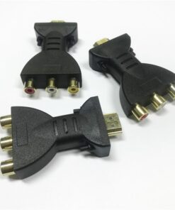 Adaptateur jack USB, convertisseur AV vers HDMI alimenté, detail