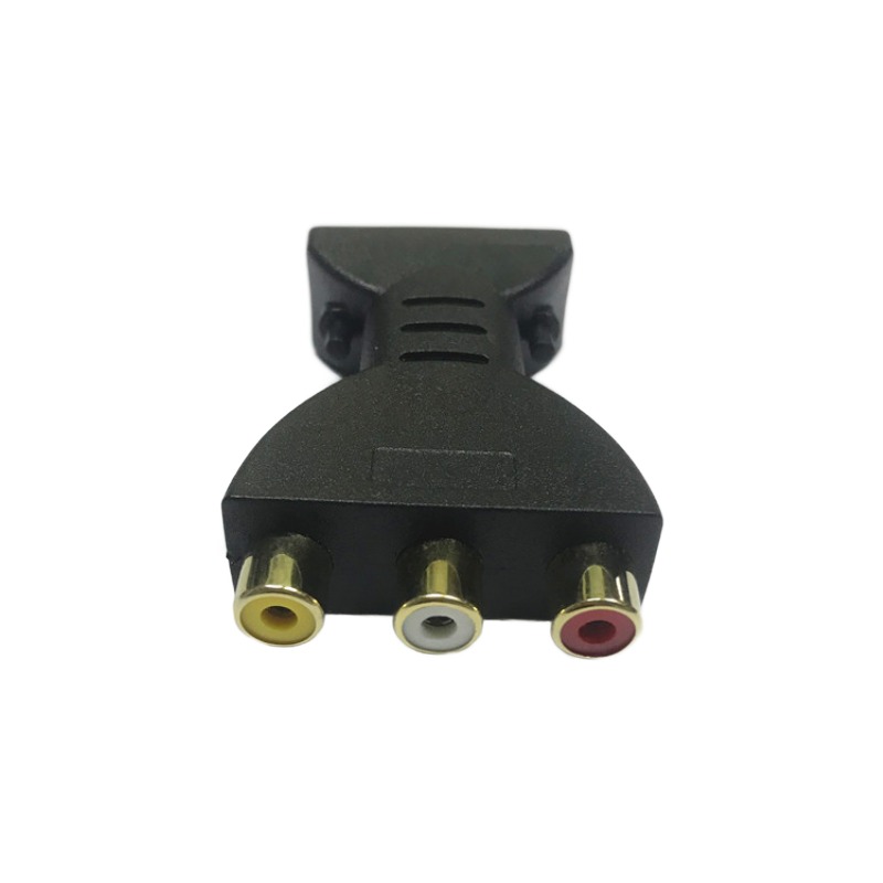 Adaptateur jack USB, convertisseur AV vers HDMI alimenté Adaptateur jack USB, convertisseur AV vers HDMI alimenté, vue arriere