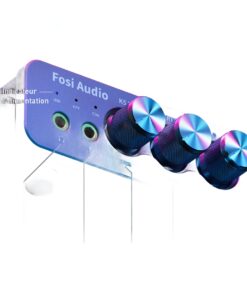 Adaptateur jack USB de bureau avec entrée microphone, vue de face