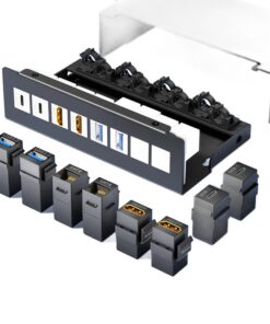 Adaptateur jack USB femelle pour plaque murale, 12 modèles, vue principale