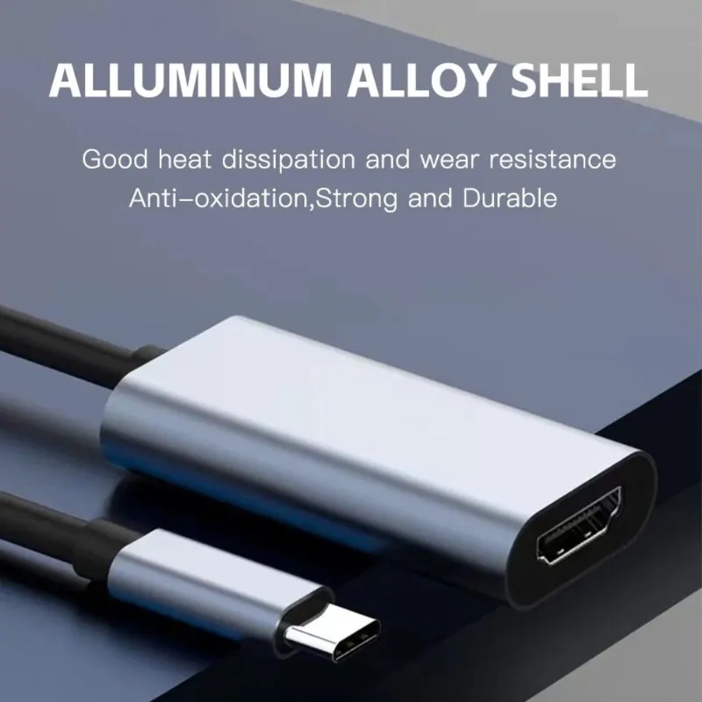 Adaptateur mac HDMI court en 4K, vingt centimètres Adaptateur mac HDMI court en 4K, vingt centimètres, vue de trois quarts