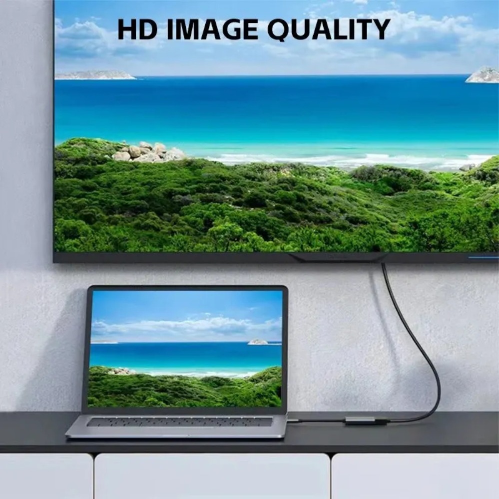 Adaptateur mac HDMI court en 4K, vingt centimètres Adaptateur mac HDMI court en 4K, vingt centimètres, detail