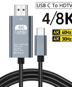 Adaptateur mac HDMI de deux mètres, trois définitions, vue principale