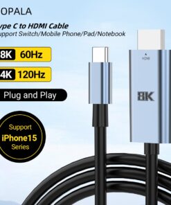 Adaptateur mac HDMI en câble de deux mètres, vue principale