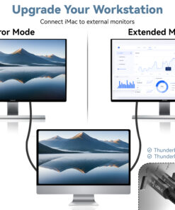 Adaptateur mac HDMI en câble, six versions au choix, vue arriere