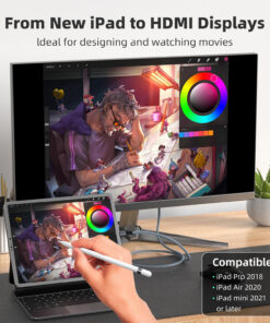 Adaptateur Mac HDMI en USB-C vers HDMI 4K à 60 Hz, vue de face