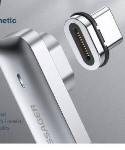 Adaptateur Magnétique USB-C vers USB-C 100W, 20Gbps, 4K@60Hz, detail