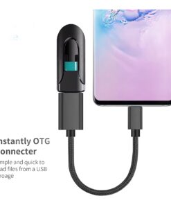 Adaptateur OTG USB-C vers USB femelle, format court, vue principale