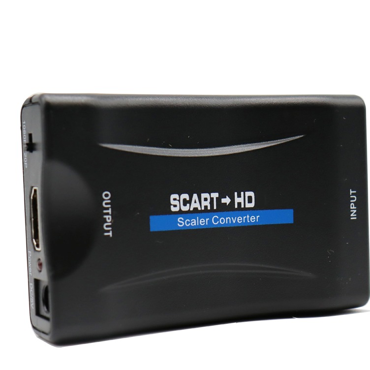Adaptateur péritel HDMI 1080p, boîtier plat de 85 grammes Adaptateur péritel HDMI 1080p, boîtier plat de 85 grammes, vue principale