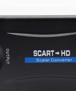 Adaptateur péritel HDMI 1080p, boîtier plat de 85 grammes, vue arriere
