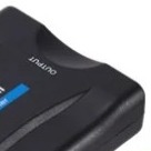 Adaptateur péritel HDMI 1080p, deux alimentations au choix Adaptateur péritel HDMI 1080p, deux alimentations au choix, vue arriere
