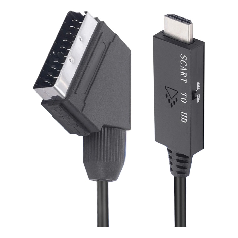 Adaptateur péritel HDMI commutable en 720p ou 1080p Adaptateur péritel HDMI commutable en 720p ou 1080p, vue principale