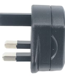 Adaptateur prise anglaise pour rasoir et brosse à dents, vue de face