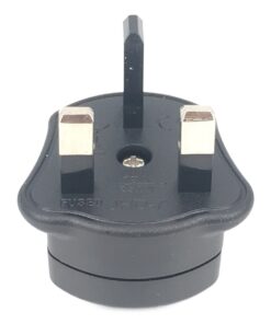 Adaptateur prise anglaise pour rasoir et brosse à dents, vue arriere