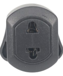 Adaptateur prise anglaise pour rasoir et brosse à dents, vue de profil