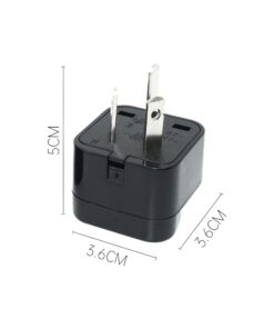 Adaptateur prise anglaise vers australienne deux, vue arriere