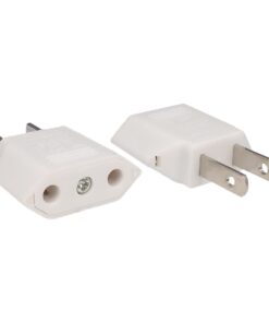 Adaptateur prise japon et États-Unis, fiche plate à deux broches, vue arriere