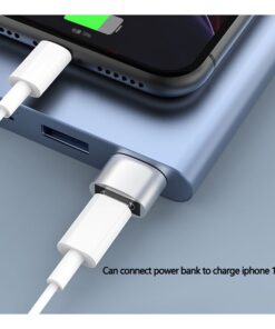 Adaptateur USB-A vers USB-C, Mâle vers Femelle, vue arriere