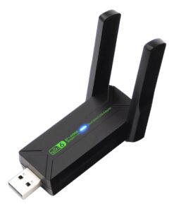 Adaptateur USB bluetooth 5.4 et Wi-Fi 6, antenne externe, vue principale