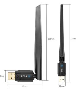 Adaptateur USB Bluetooth 5.4, portée de 150 m, pour PC Windows, vue principale