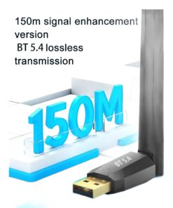Adaptateur USB Bluetooth 5.4, portée de 150 m, pour PC Windows, detail