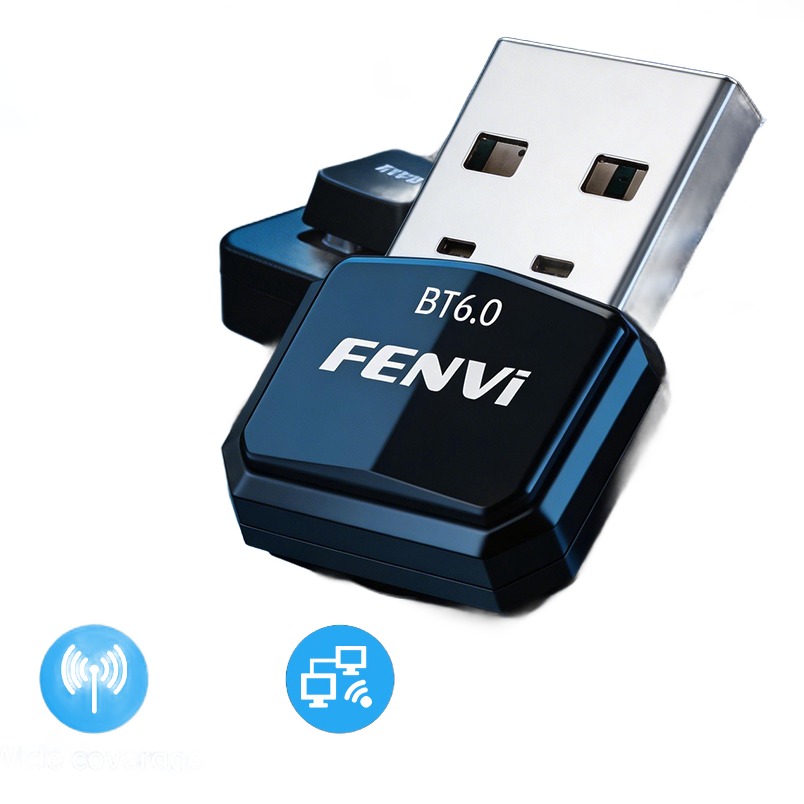 Adaptateur USB Bluetooth 6.0 pour ordinateur, format clé Adaptateur USB Bluetooth 6.0 pour ordinateur, format clé, vue principale