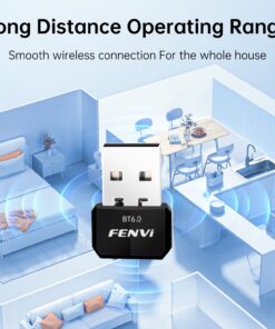 Adaptateur USB Bluetooth 6.0 pour ordinateur, format clé, vue de face