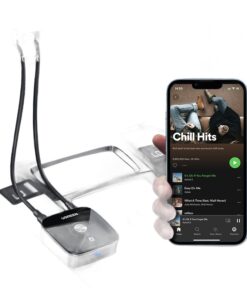 Adaptateur USB Bluetooth avec sorties RCA et jack, vue de face