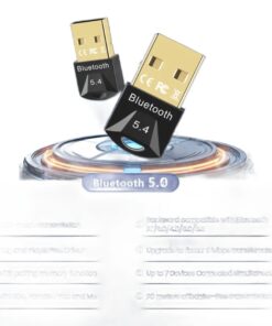 Adaptateur USB Bluetooth pour souris, clavier et casque, vue de trois quarts