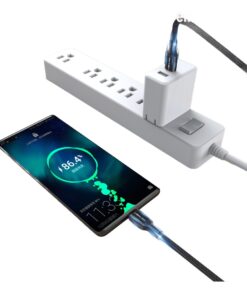 Adaptateur USB-C 20 Gbit/s et 240 W, jusqu'à 5 mètres, vue de trois quarts