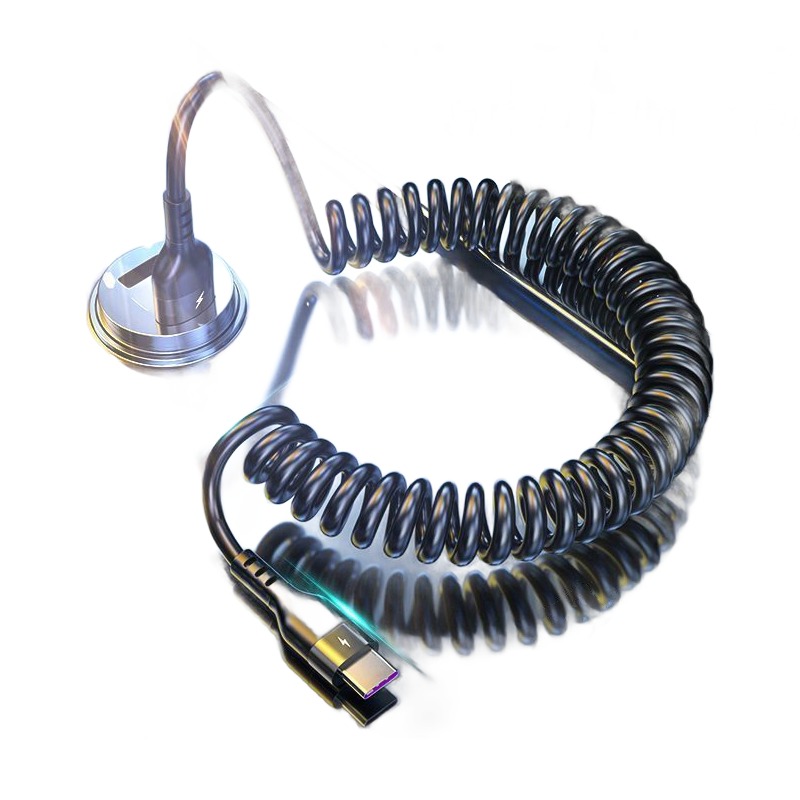 Adaptateur USB-C à ressort pour voiture, 66 W Adaptateur USB-C à ressort pour voiture, 66 W, vue principale
