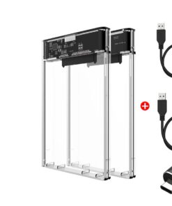 Adaptateur USB-C, boîtier Externe USB-C / USB 3.0 pour Disque Dur SSD, vue de face