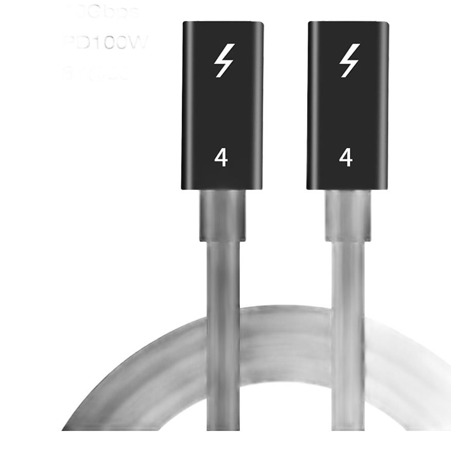 Adaptateur USB-C coaxial Thunderbolt en 40 Gbit Adaptateur USB-C coaxial Thunderbolt en 40 Gbit, vue principale