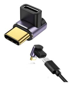 Adaptateur USB-C coude a 90 degres en 40 Gbit par seconde, vue principale