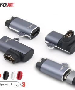Adaptateur USB-C de charge pour montre de randonnée, vue de face