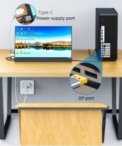 Adaptateur USB C DisplayPort en câble de deux mètres, detail