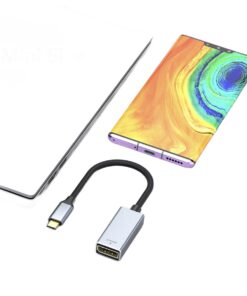 Adaptateur USB C DisplayPort tressé en 8K à 60 Hz, detail