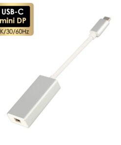 Adaptateur USB c displayport vers Mini DisplayPort 4K, vue arriere